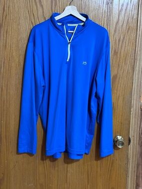 Southern Tide Royal Blue Quarter-Zip Pullover sz xl